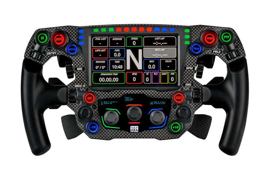 Bundle - Simucube 2 Pro R2 Wheelbase and Rexing Carbon Fiber Formula Mayaris 2 Steering Wheel for PC - Image 8