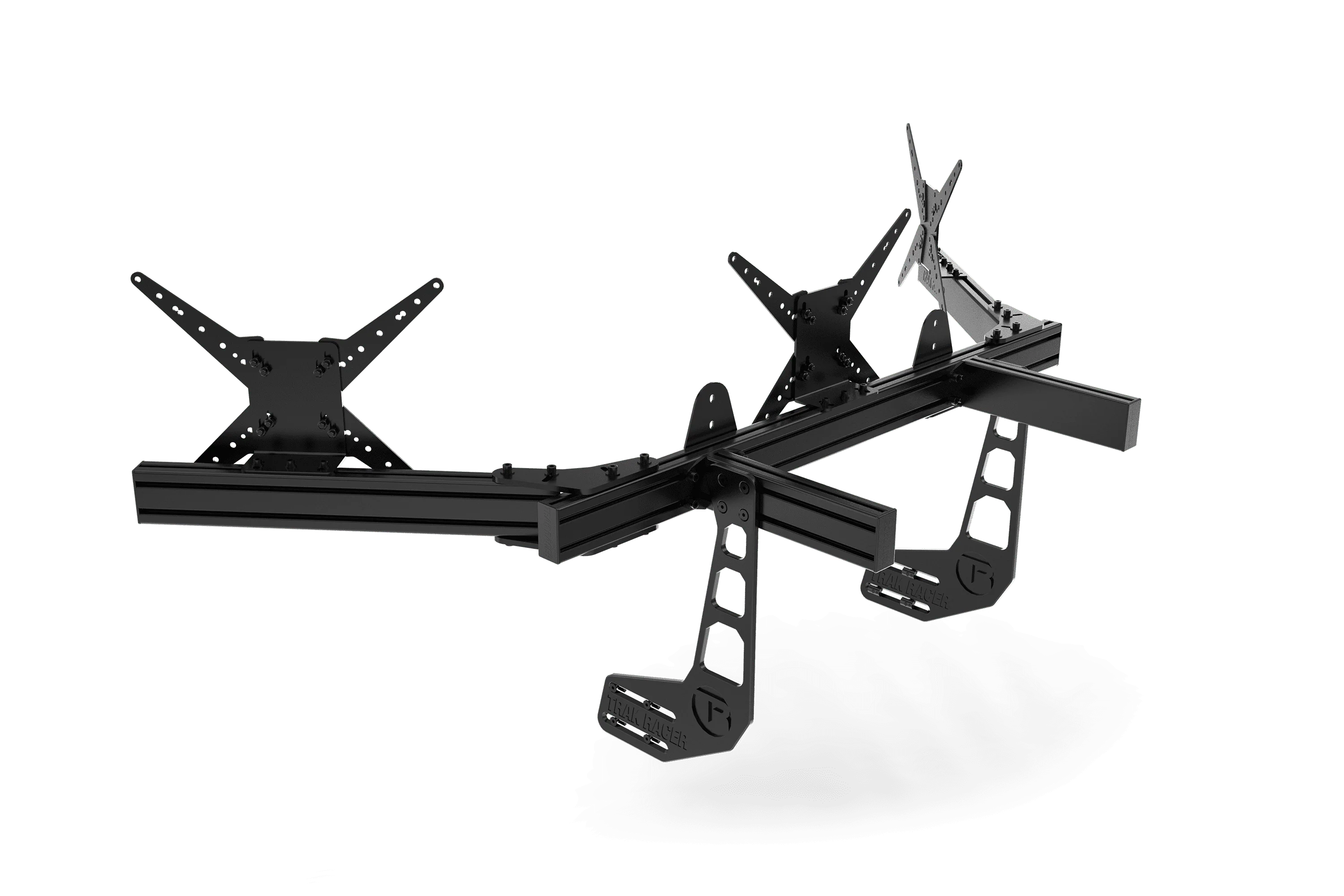 Large Cockpit-Mounted Triple Monitor Mount - 1200mm / 47.25" Wide - Image 5