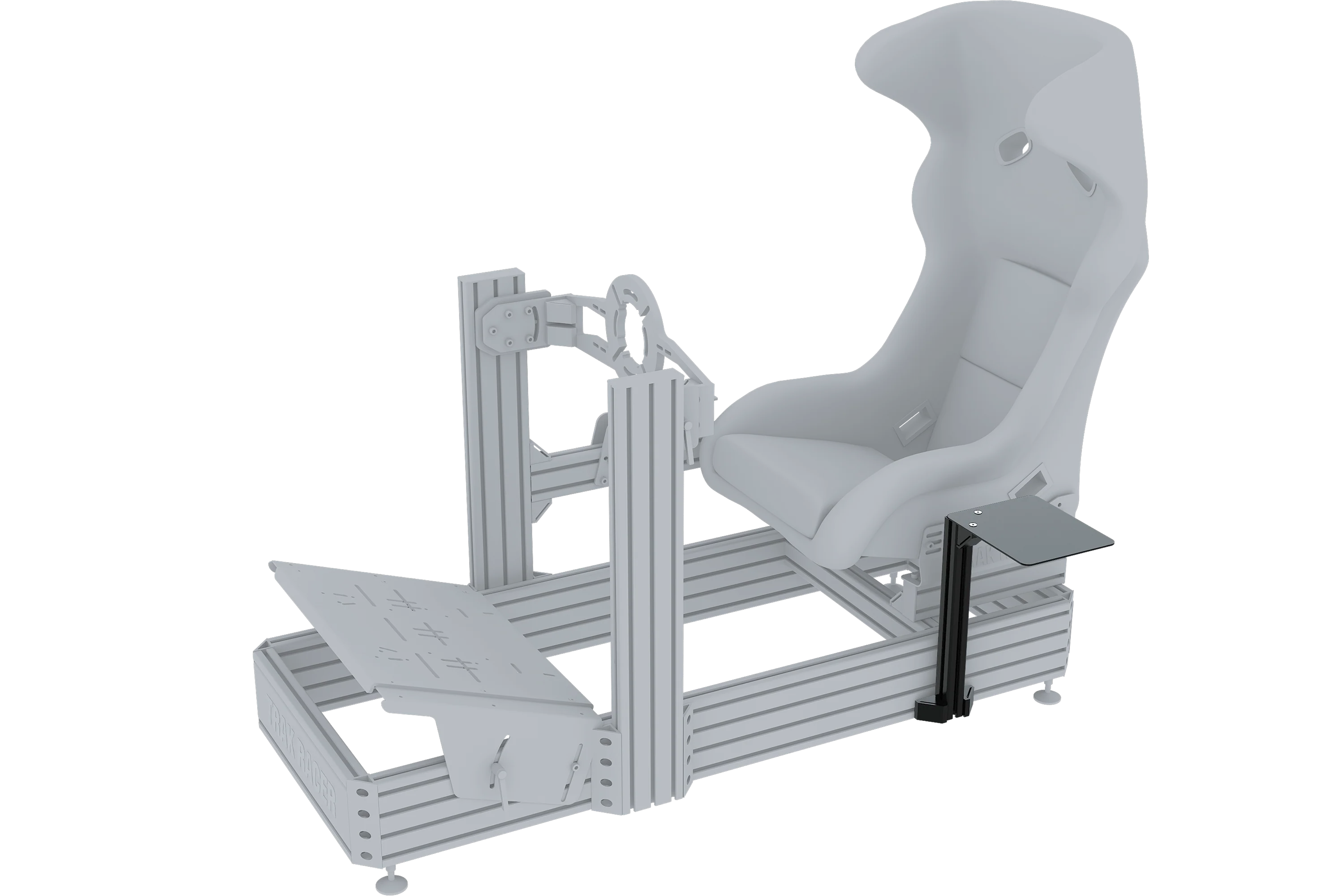 Computer Mouse Shelf with 40×40 mm (1.57" × 1.57") Aluminium Profile & Mounting Brackets - Image 3