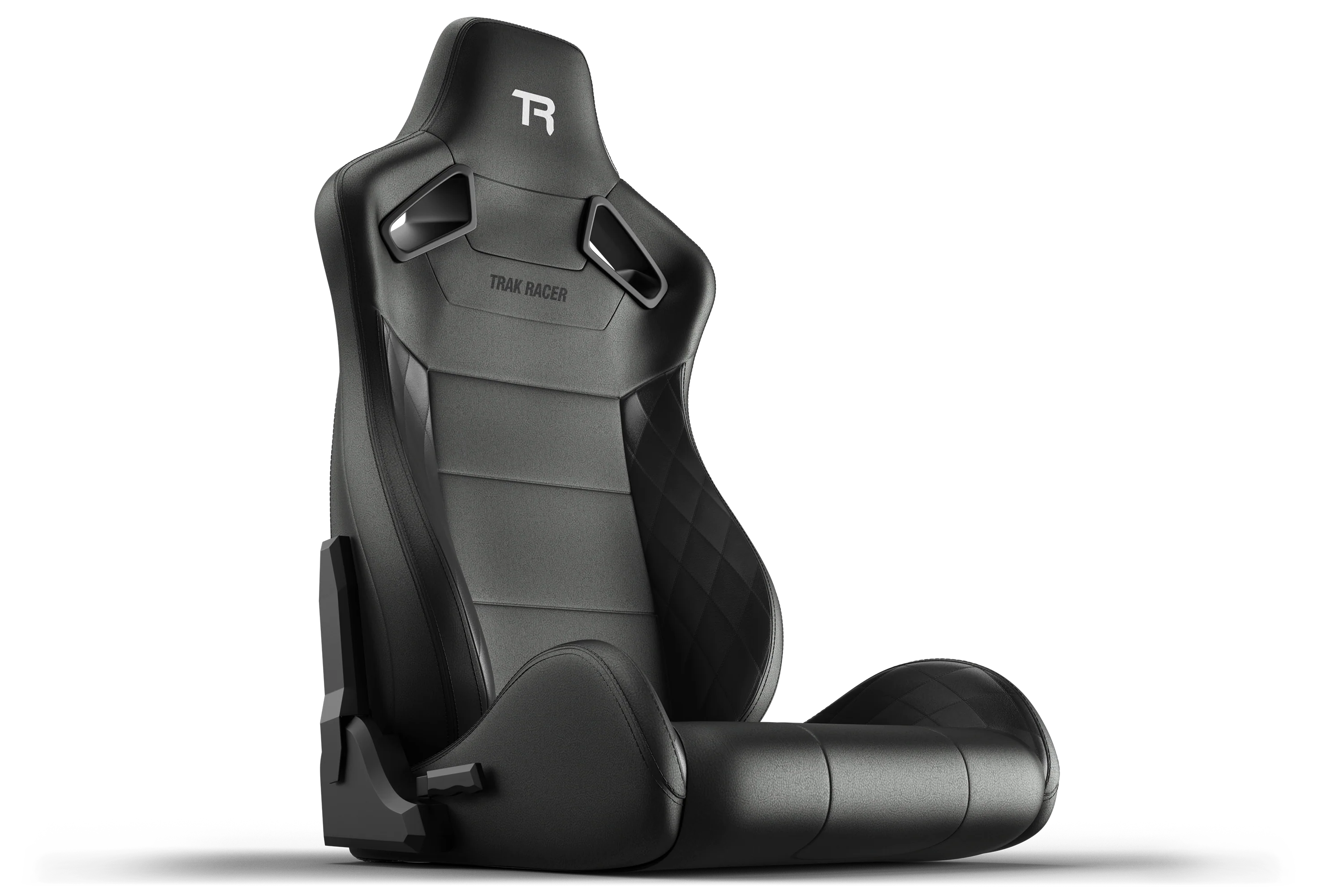 Recliner Sim Racing Seat — Premium Diamond-Stitched Leather-Style Finish - Image 3